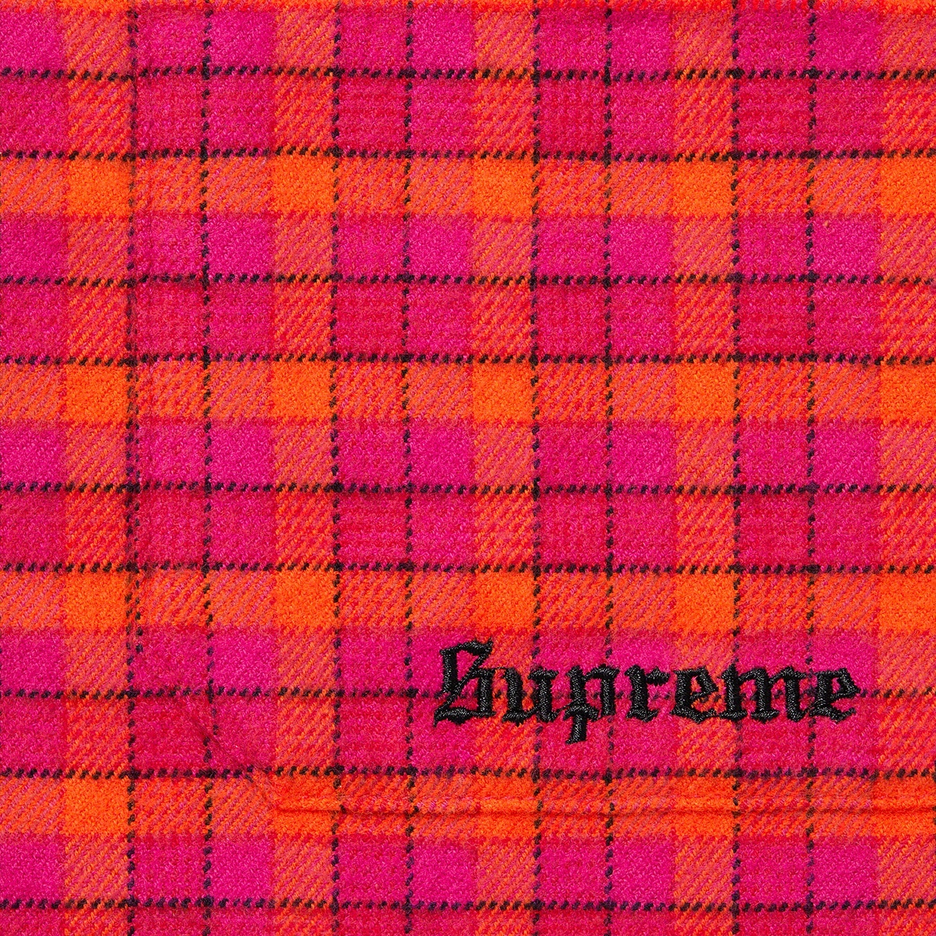 Mini Plaid Hooded Shirt view 9